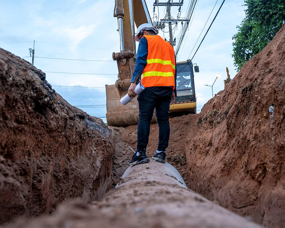 Underground poles Underground poles